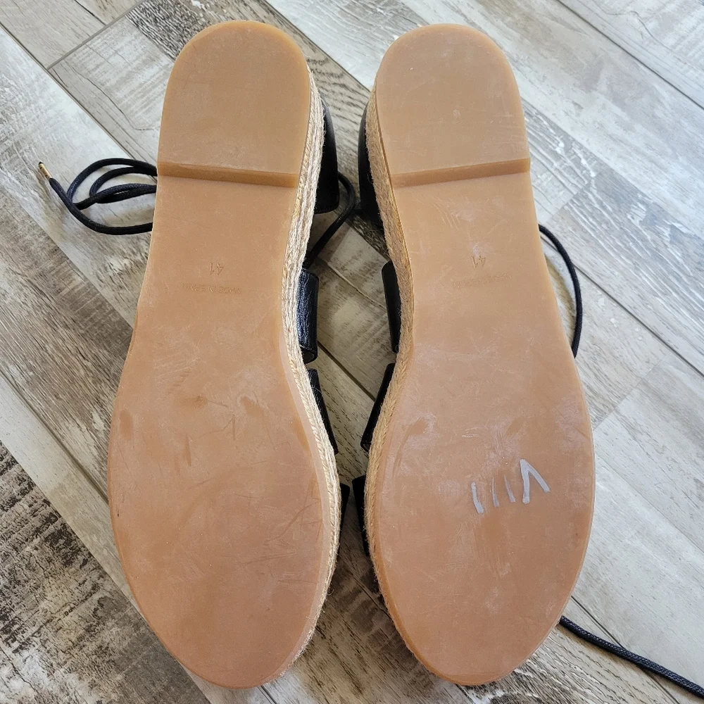 Passeggiando Ravello Platform Gladiator Espadrille Sandals Size 41